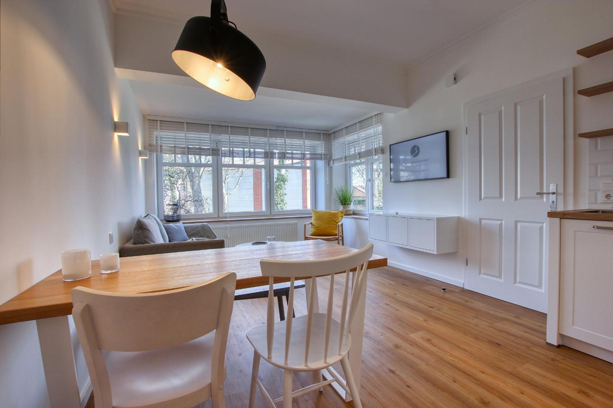 Landhaus Am Ufer - Wohnung 2 하일리겐하펜 외부 사진