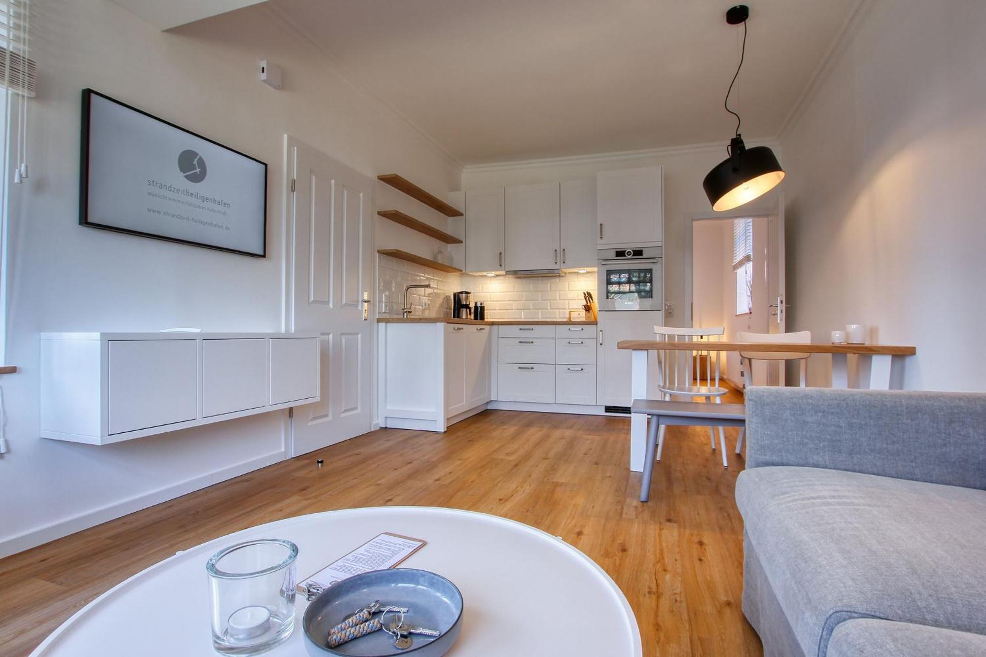 Landhaus Am Ufer - Wohnung 2 하일리겐하펜 외부 사진